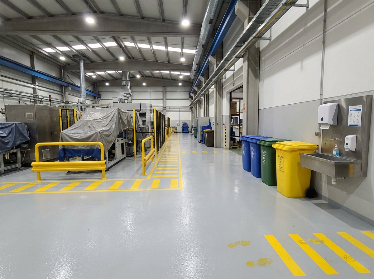 Linha de Produção Industrial Moderna